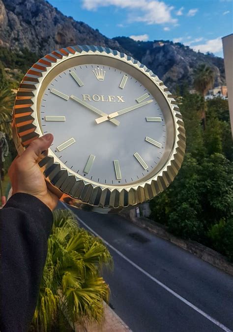 buy rolex wall clock online|vintage rolex wall clock.